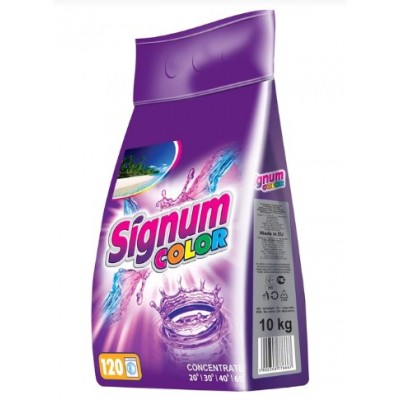 Порошок для прання Signum Сolor 10 кг, п/е (97-116)